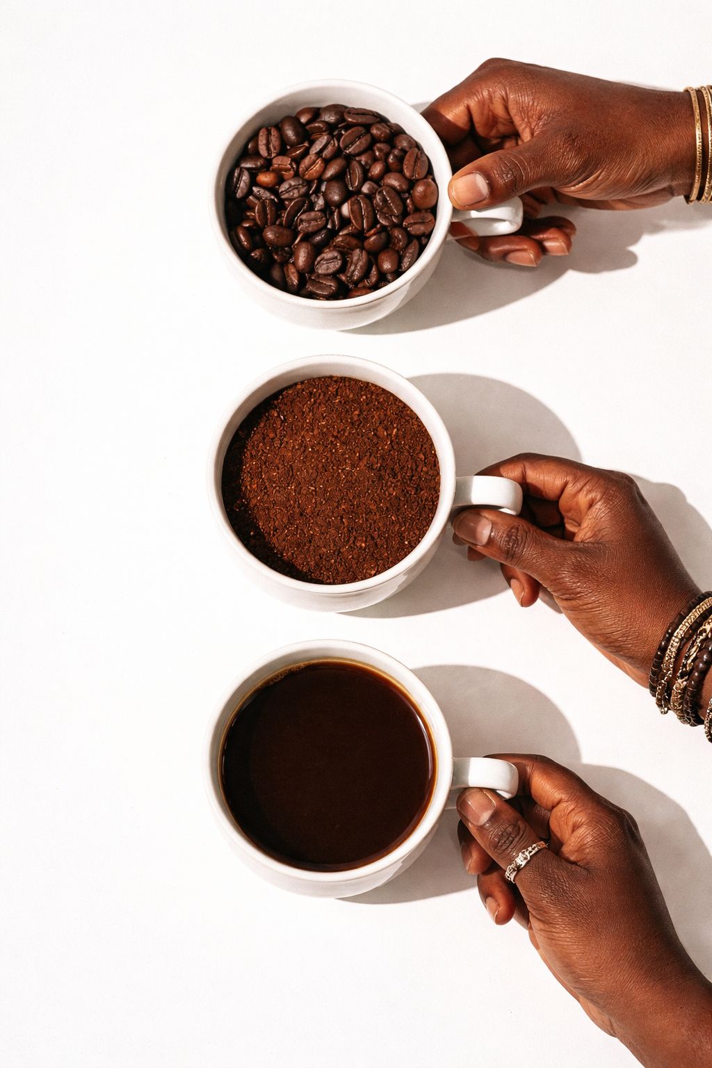 Coffee export bags ready for trade